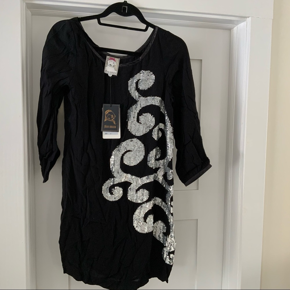 NWT Yoana Baraschi Sequin Dress Sz 4